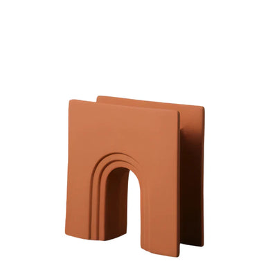 GeoSculpt Håndlavet Keramisk Vase | Moderne Geometrisk Design | Vanero