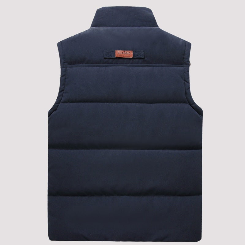 Herre Bodywarmer Polyester | Regular Fit Ærmeløs Vest | Lynlåslukning Til Hverdagsbrug & Udendørs Brug | Vanero
