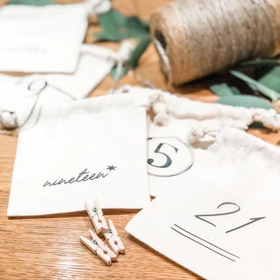 Adventskalender Taske Jul Aftenstrømpe | Hjemmedørdekoration | Vanero