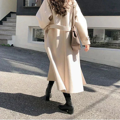 Marilene | Lang vinterfrakke til kvinder - elegant og stilfuld | Vanero