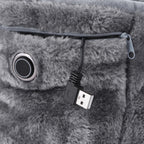 USB Opvarmede Sutsko Fleece | Hjemmesko Med USB-Opvarmning | Til Hjemmebrug & Vinterbrug | Vanero