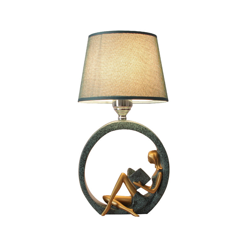 SerenityGlow | Kunstnerisk Figur Bordlampe | Vanero