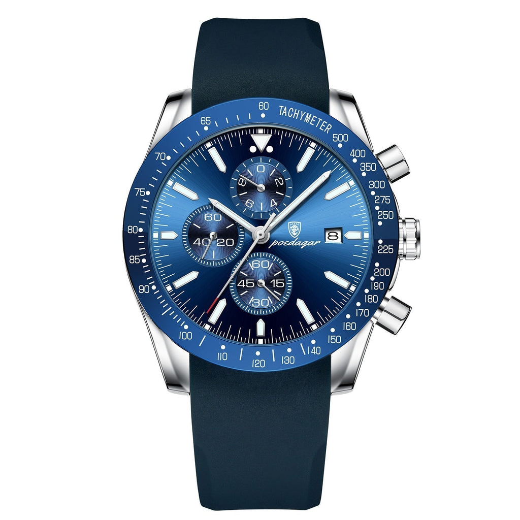 Herreur Quartz Urværk | Chronograph Urskive & Datovisning | Hverdagsbrug & Businessbeklædning | Vanero