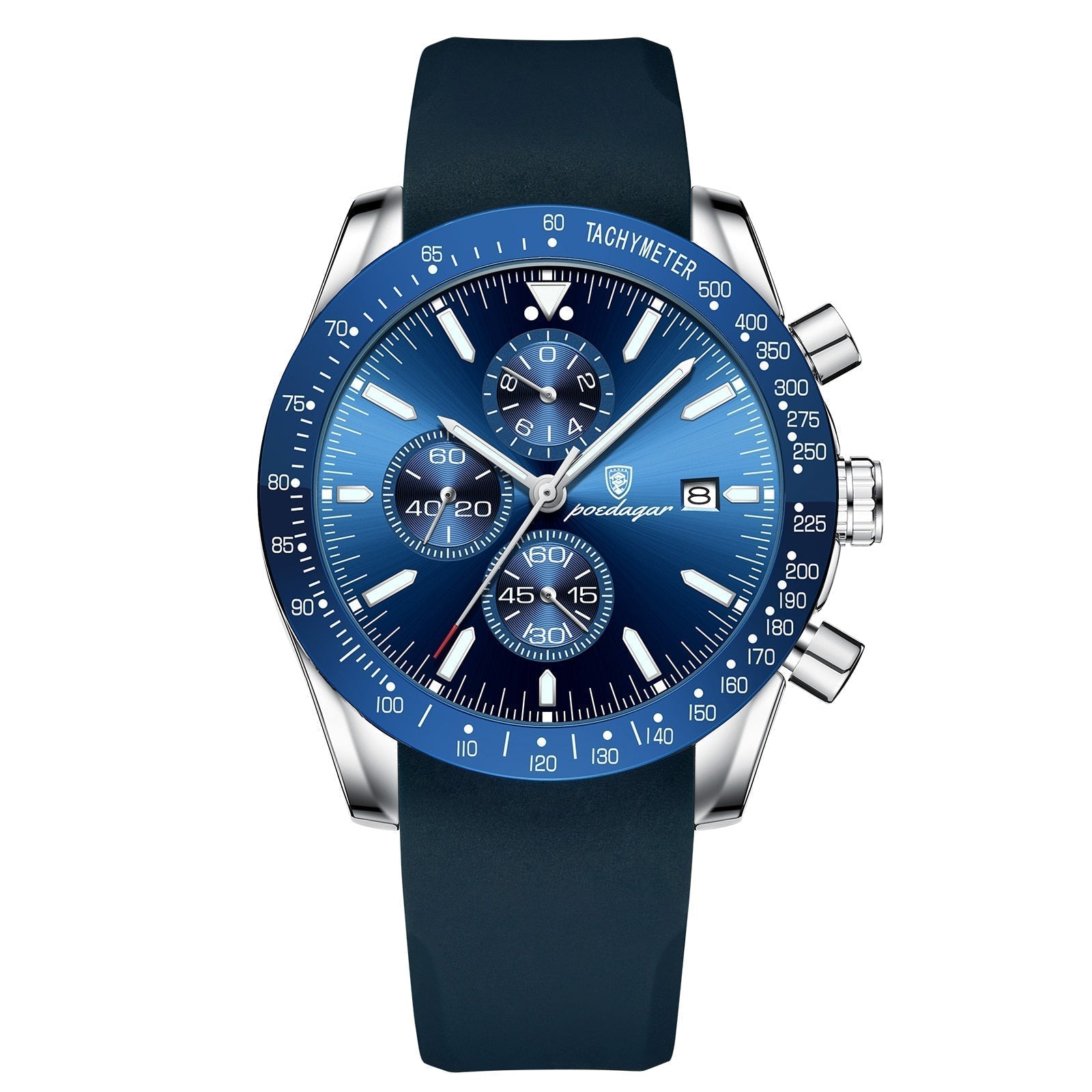 Herreur Quartz Urværk | Chronograph Urskive & Datovisning | Hverdagsbrug & Businessbeklædning | Vanero