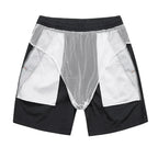 Herre Løbeshorts Polyester | Afslappet Pasform Sportsshorts | Mesh Indershorts og Lynlåslommer til Sport- og Fritidsbrug | Vanero