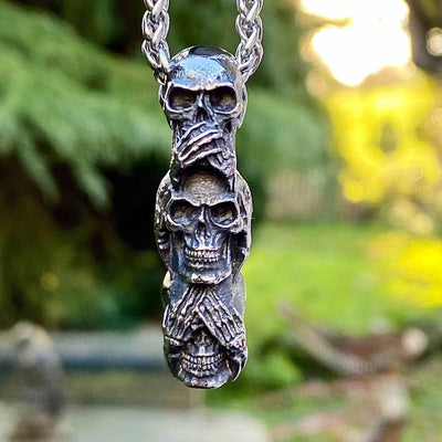 Jewelance SkullNecklace | Kranium Halskæde For Men And Kvinder | Vanero