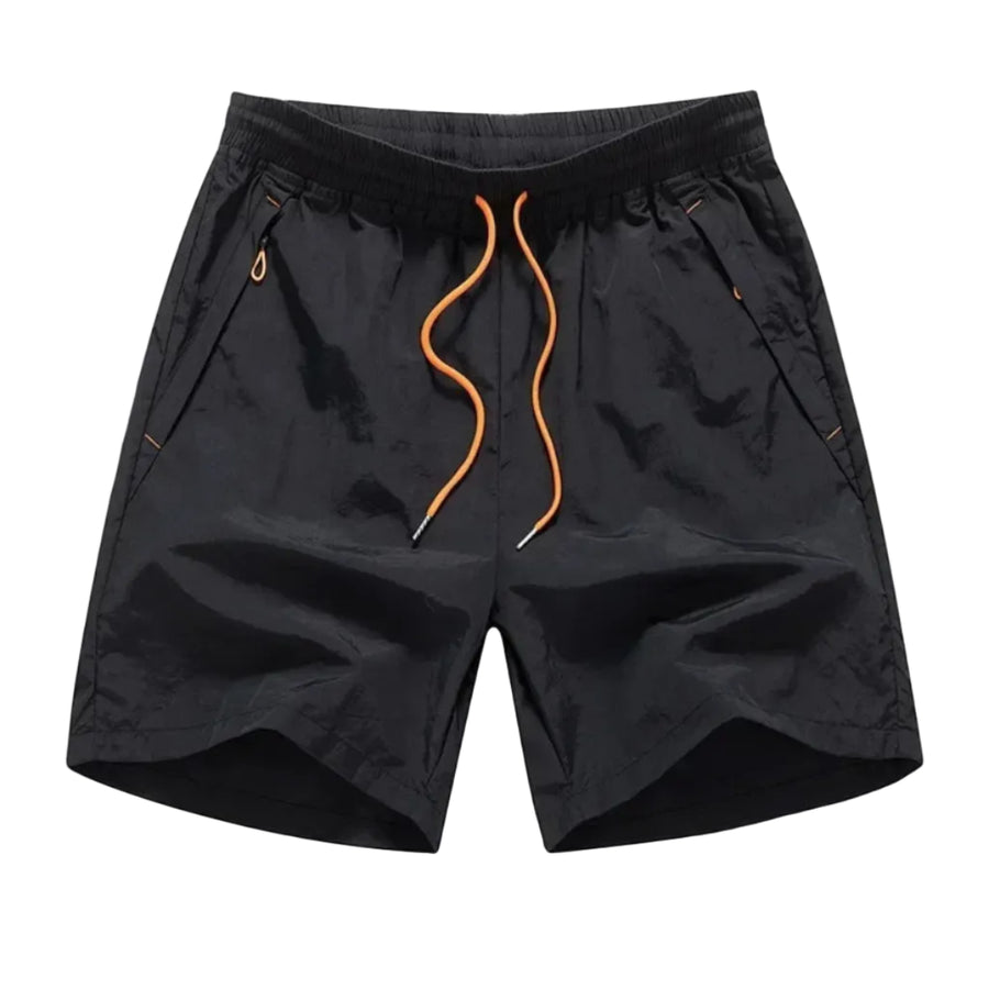 Herre Løbeshorts Polyester | Afslappet Pasform Sportsshorts | Mesh Indershorts og Lynlåslommer til Sport- og Fritidsbrug | Vanero