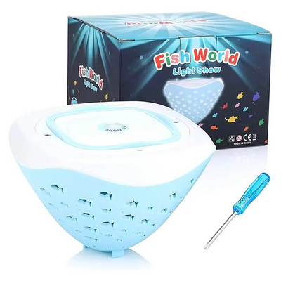 Aqua Party Light™ – Svømmefest i badet - Lysprojektion med fisk