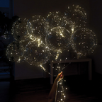LED Balloner | 10-Pak med Varmt Hvidt Lys | Festdekoration Eventudsmykning | Vanero