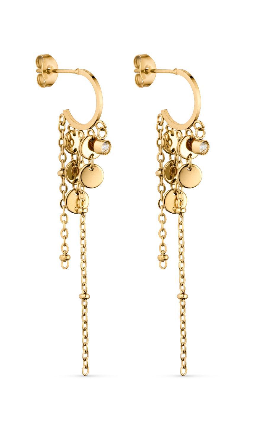 Smykkeli Copenhagen Øreringe - Denver | Gold Colour | Vanero