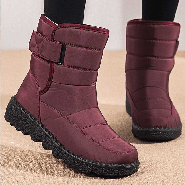 Dame Forede Sneboots | Vandafvisende Design Med Skridsikker PU-Sål | Vinterfodtøj Til Udendørs Brug | Vanero