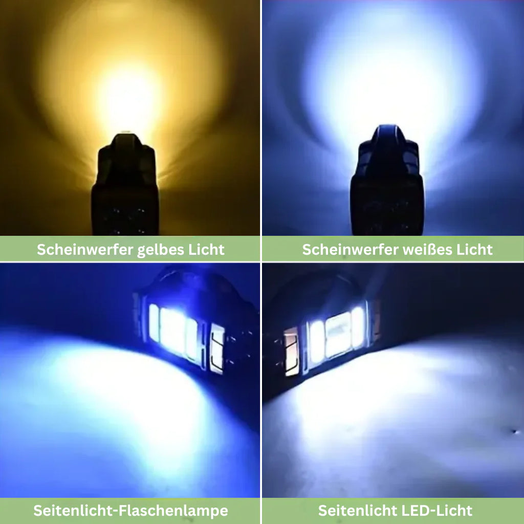 3-i-1 Nødlygte LED Belysning | USB Genopladelig Bærbar Konstruktion | Camping Rejser Beredskab & Outdoor Brug | Vanero