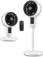 Stående Ventilator | Højdejusterbar Ventilator Med Fjernbetjening Og Oscillation | Hjem Og Kontor | Vanero