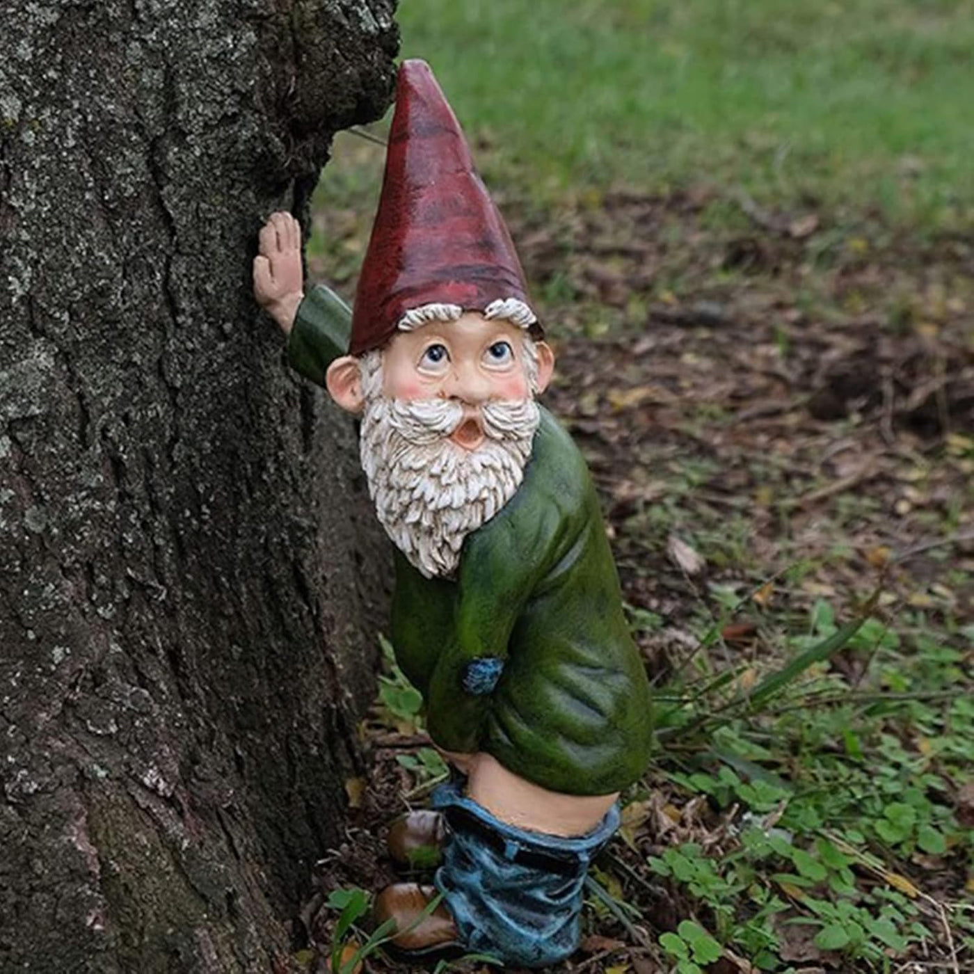 StartledGnome | Vejrbestandig Havegolem Statue | Vanero