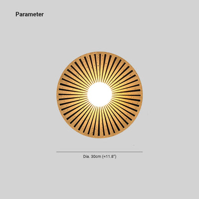 SunburstGlow | Halo LED Væglampe | Vanero