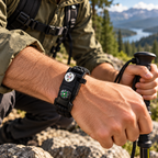 Survival Armbånd Med Paracord | Integreret Kompas og Ildstarter | Multifunktionelt Outdoor Udstyr Til Camping og Vandring | Vanero