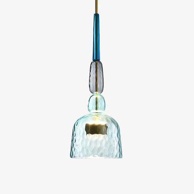 Designerpendel Aura med farvet glas l Moderne og energieffektiv til ethvert rum! l Vanero