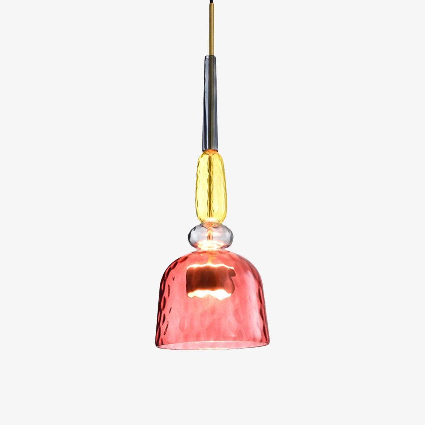 Designerpendel Aura med farvet glas l Moderne og energieffektiv til ethvert rum! l Vanero