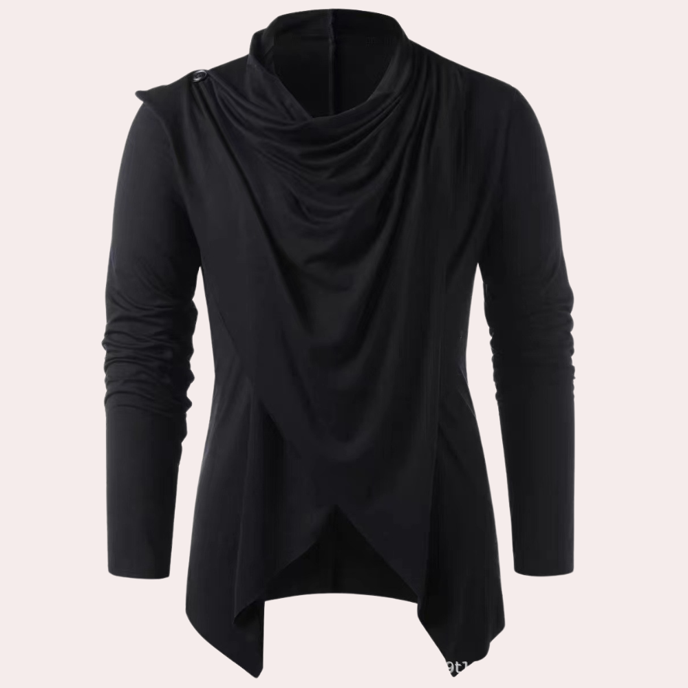 CRAIG l Asymmetrisk Langærmet T-Shirt til Mænd l Vanero
