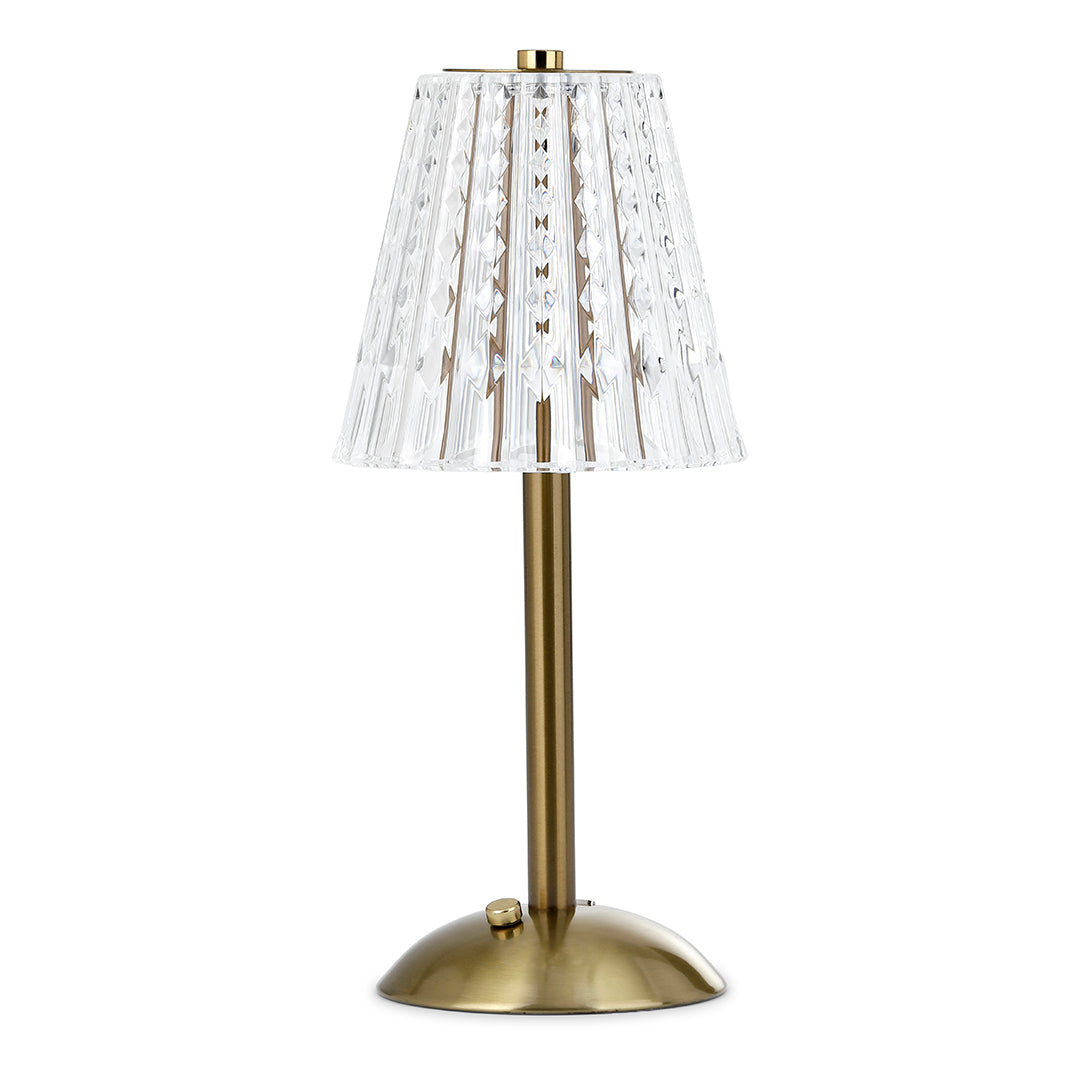 Trådløs LED Bordlampe Genopladelig | Touch Dæmpning I Metal Og Akryl Design | Indendørs Belysning Til Borde Hylder Og Skriveborde | Vanero