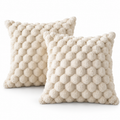 Tekstureret Pudebetræk | Bomuld & Polyester | Mønstret Design Til Sofa & Soveværelse | Vanero