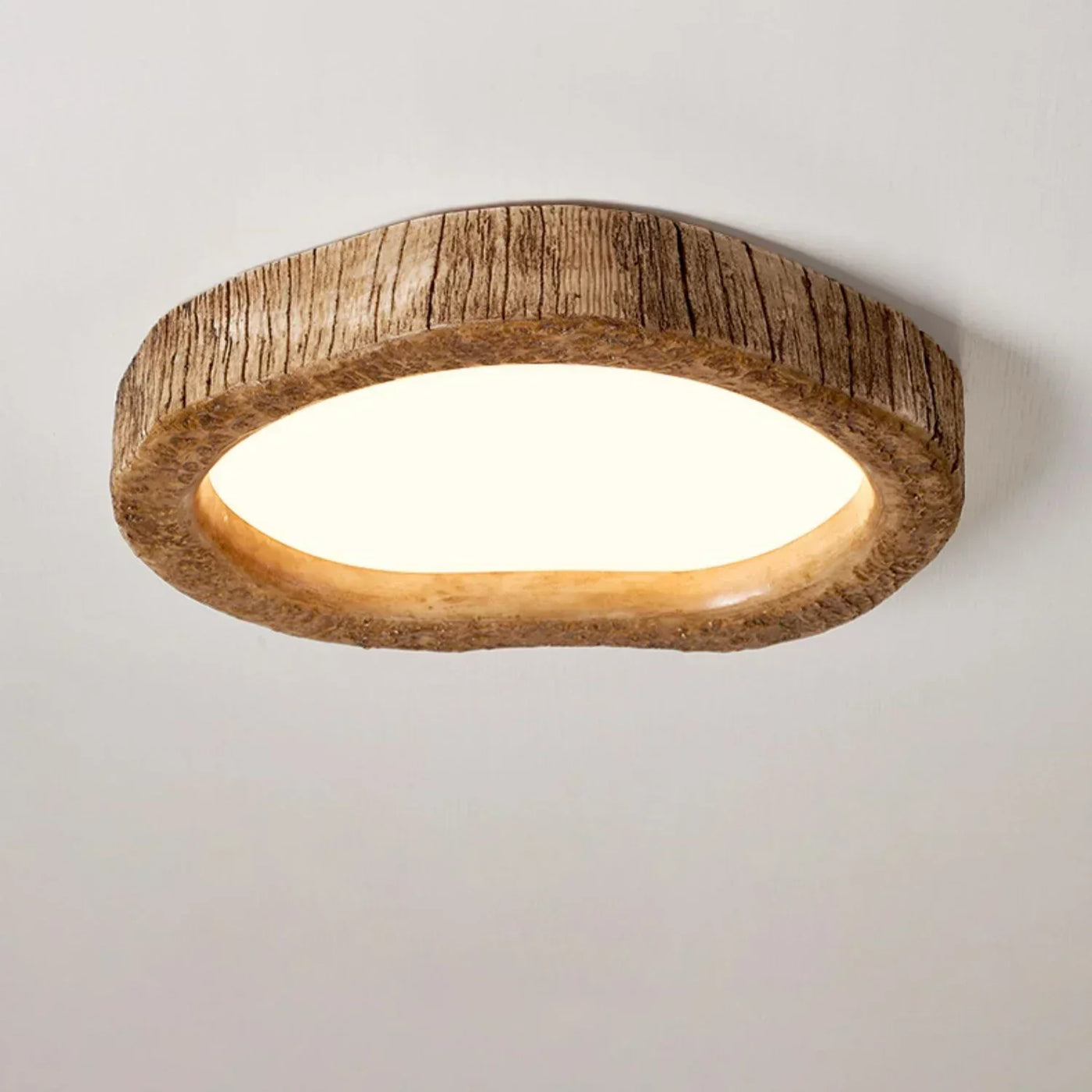 TimberLight | Naturlig Træ Loftlampe | Vanero