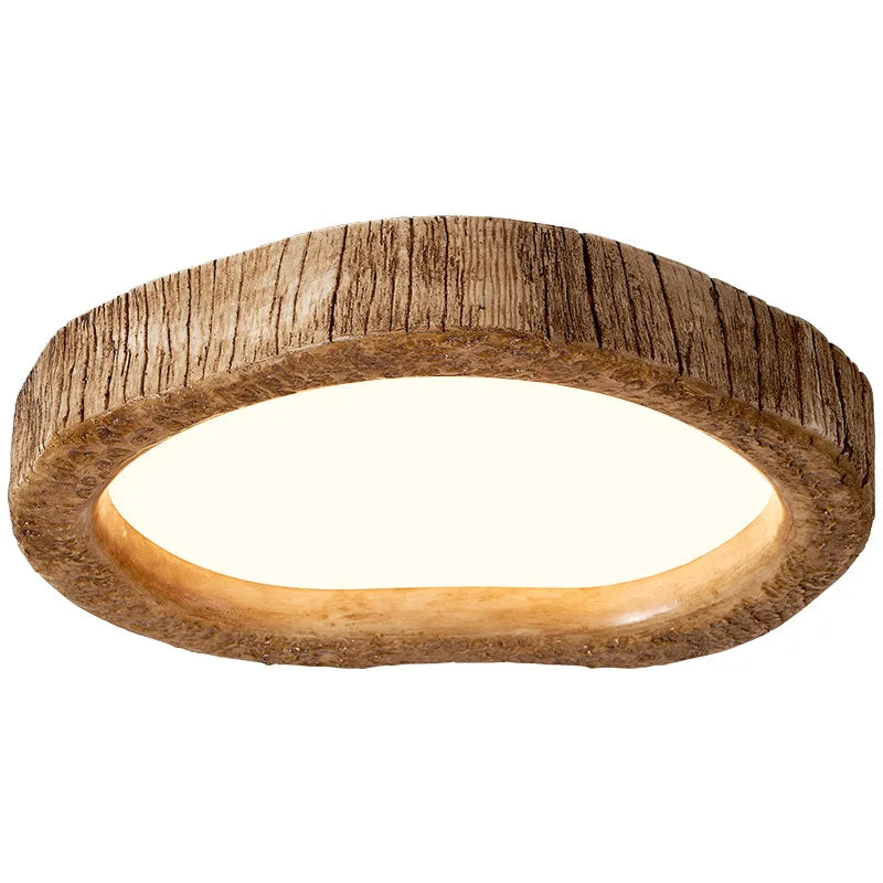 TimberLight | Naturlig Træ Loftlampe | Vanero