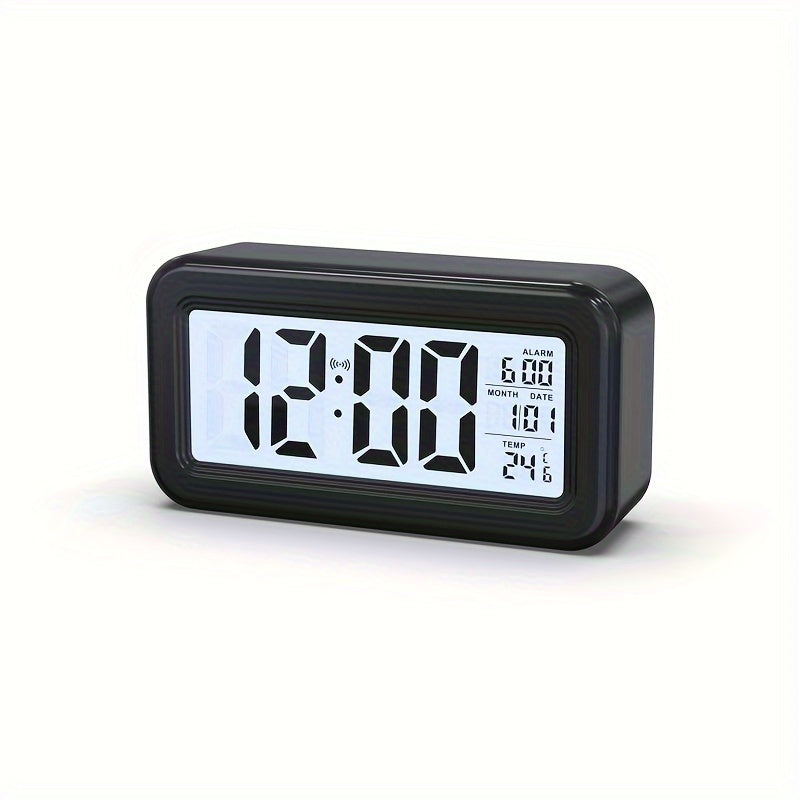 TimeClear | Slank LCD Digital Vækkeur | Vanero
