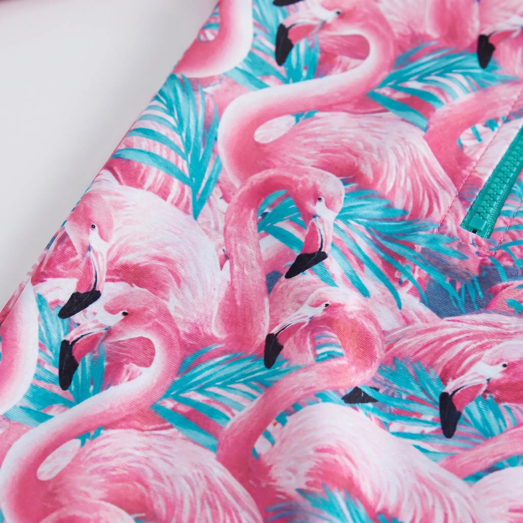 Pige Rashguard | Polyester Rashguard Med Lange Ærmer Og Solhat | Strand Og Pool | Vanero