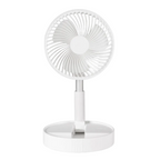Bærbar Ventilator | USB Genopladelig Foldbar Ventilator Med Justerbar Højde | Støjsvag Personlig Køling | Vanero