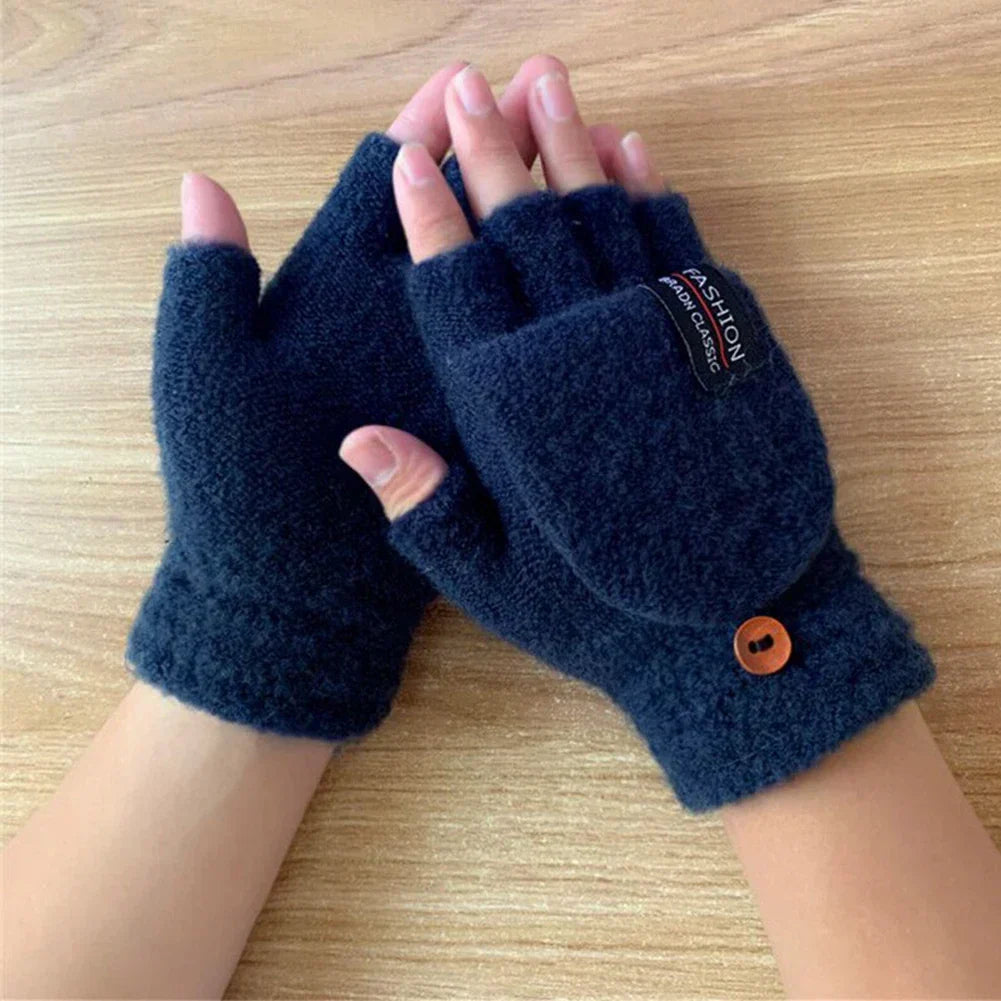 USB-Genopladelige Varmehandsker | Strikket Unisex Design Med 3 Varmeniveauer | Håndvarmere Til Vinterbrug | Vanero