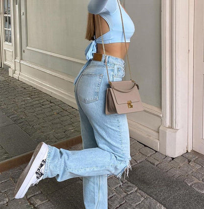 Stilfulde l baggy jeans til kvinder l Vanero