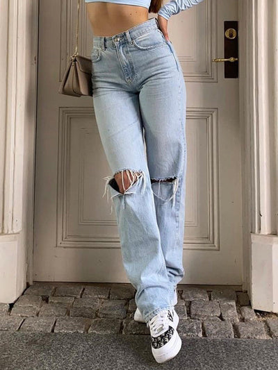 Stilfulde l baggy jeans til kvinder l Vanero