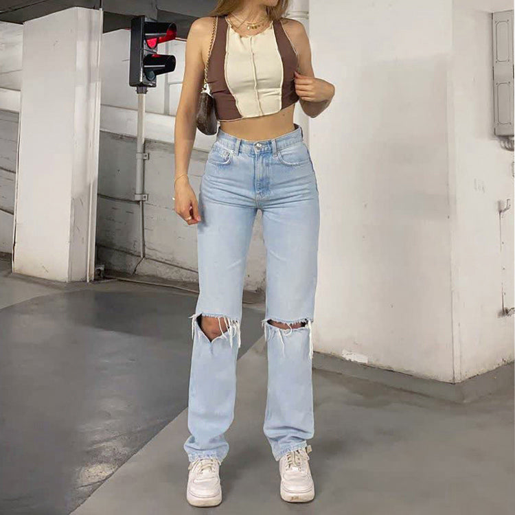 Stilfulde l baggy jeans til kvinder l Vanero