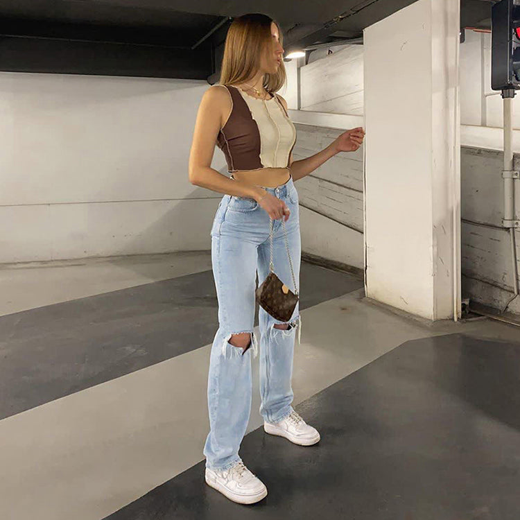 Stilfulde l baggy jeans til kvinder l Vanero