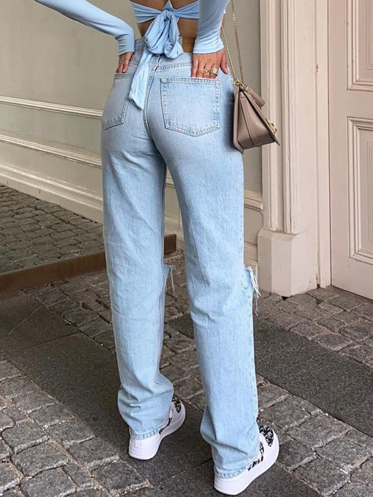 Stilfulde l baggy jeans til kvinder l Vanero