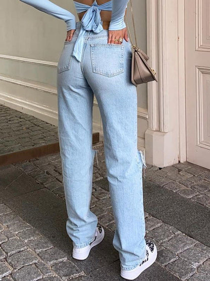 Stilfulde l baggy jeans til kvinder l Vanero