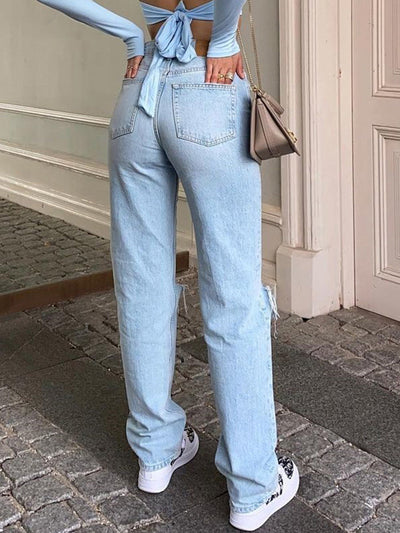 Stilfulde l baggy jeans til kvinder l Vanero