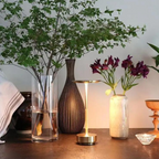 LED Bordlampe Aluminium | Genopladelig Lampe med Touch-Dæmpning | Justerbar Stemningsbelysning | Vanero