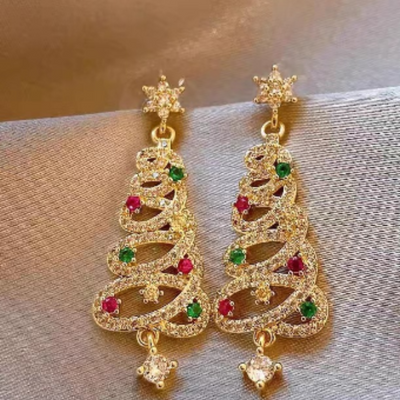 Jewelance ChristmasEarrings | Juletræ Øreringe | Vanero