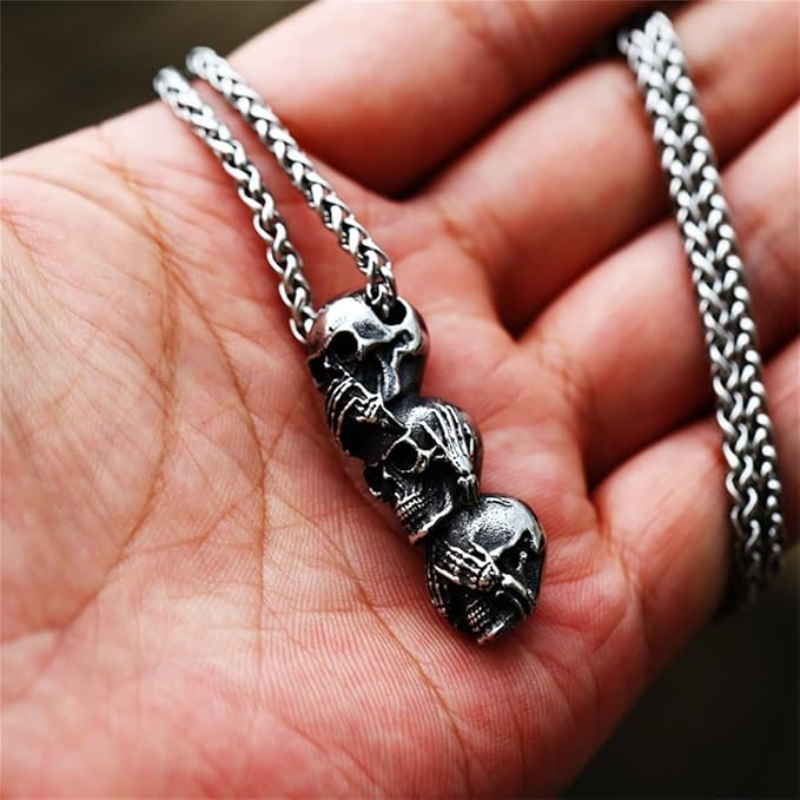 Jewelance SkullNecklace | Kranium Halskæde For Men And Kvinder | Vanero