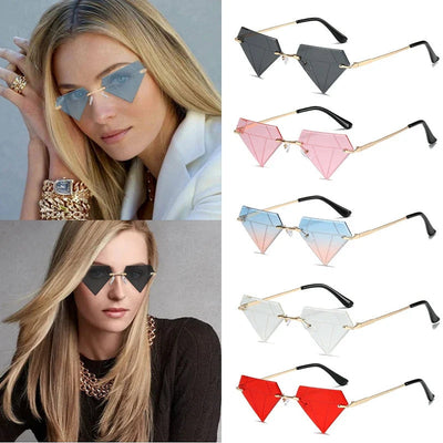 Clara Diamantformet Solbrille med UV400 Beskyttelse | Elegant og Moderne Design | Vanero