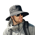 Dame Solhat | Bred Skygge Med UV-Beskyttelse | Justerbar Solhat Til Vandreture & Strand | Vanero