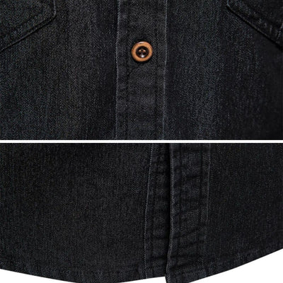 AdaptiveFit l Cotton Denim Skjorte: Skræddersyet Til Mænd l Vanero