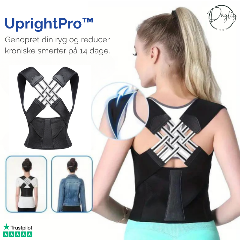 UprightPro | Genopret Din Ryg og Reducer Kroniske Smerter På 14 Dage | Vanero