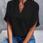 Modure Tekstilmateriale | Regular Fit Damebluse | Enkel Konstruktion til Hverdagsbrug & Fritidsaktiviteter | Vanero