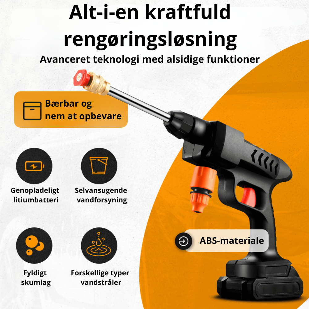 VoomWash | Genopladelig højtryksrenser | Vanero