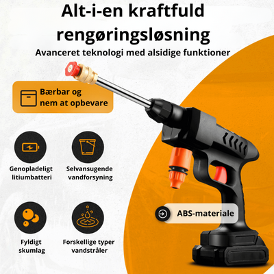 VoomWash | Genopladelig højtryksrenser | Vanero