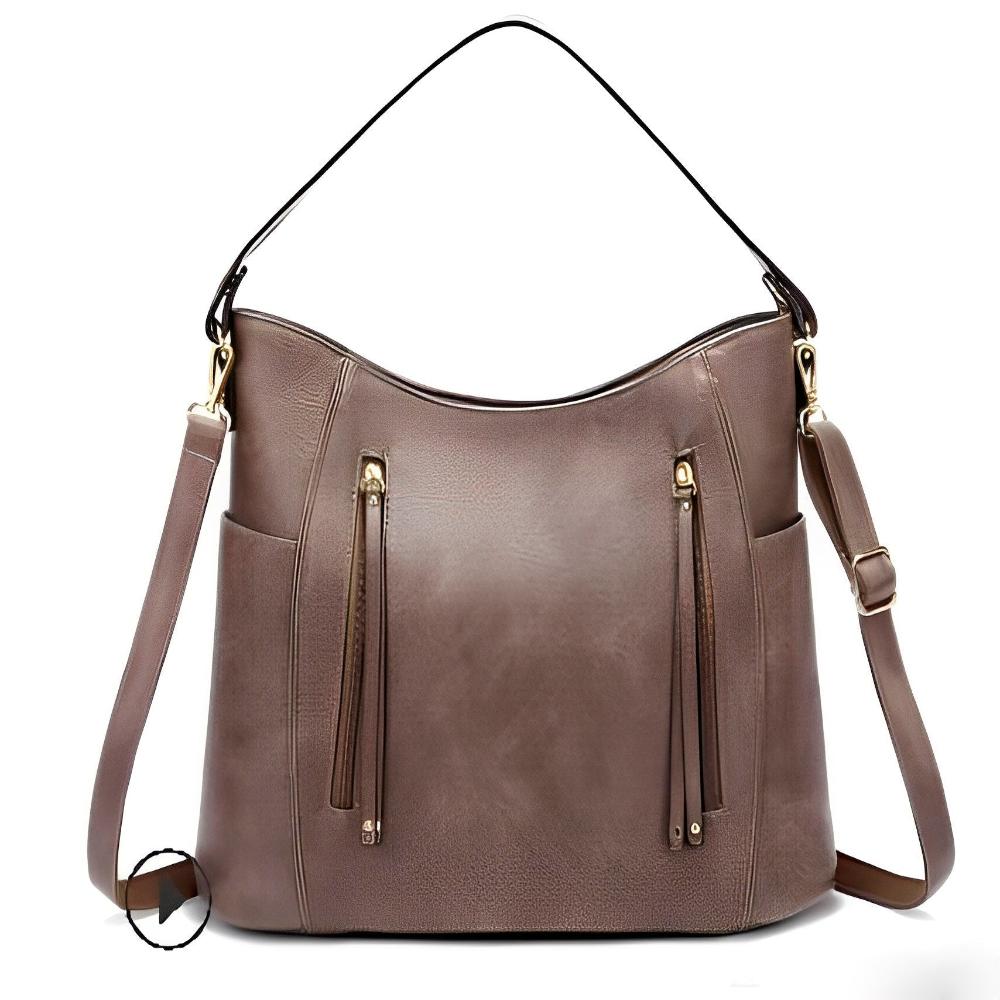 Hobo Skuldertaske | Justerbar Rem | Praktisk og Stilfuld | Vanero