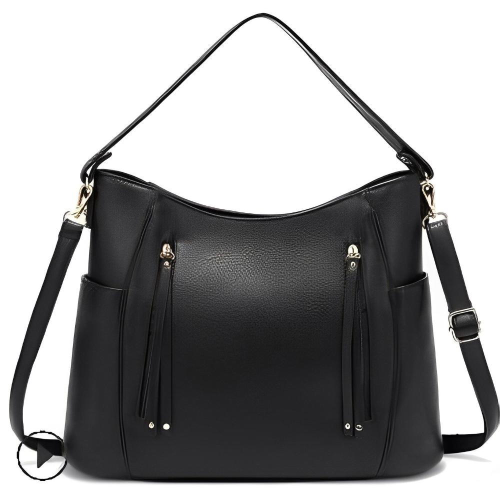 Hobo Skuldertaske | Justerbar Rem | Praktisk og Stilfuld | Vanero